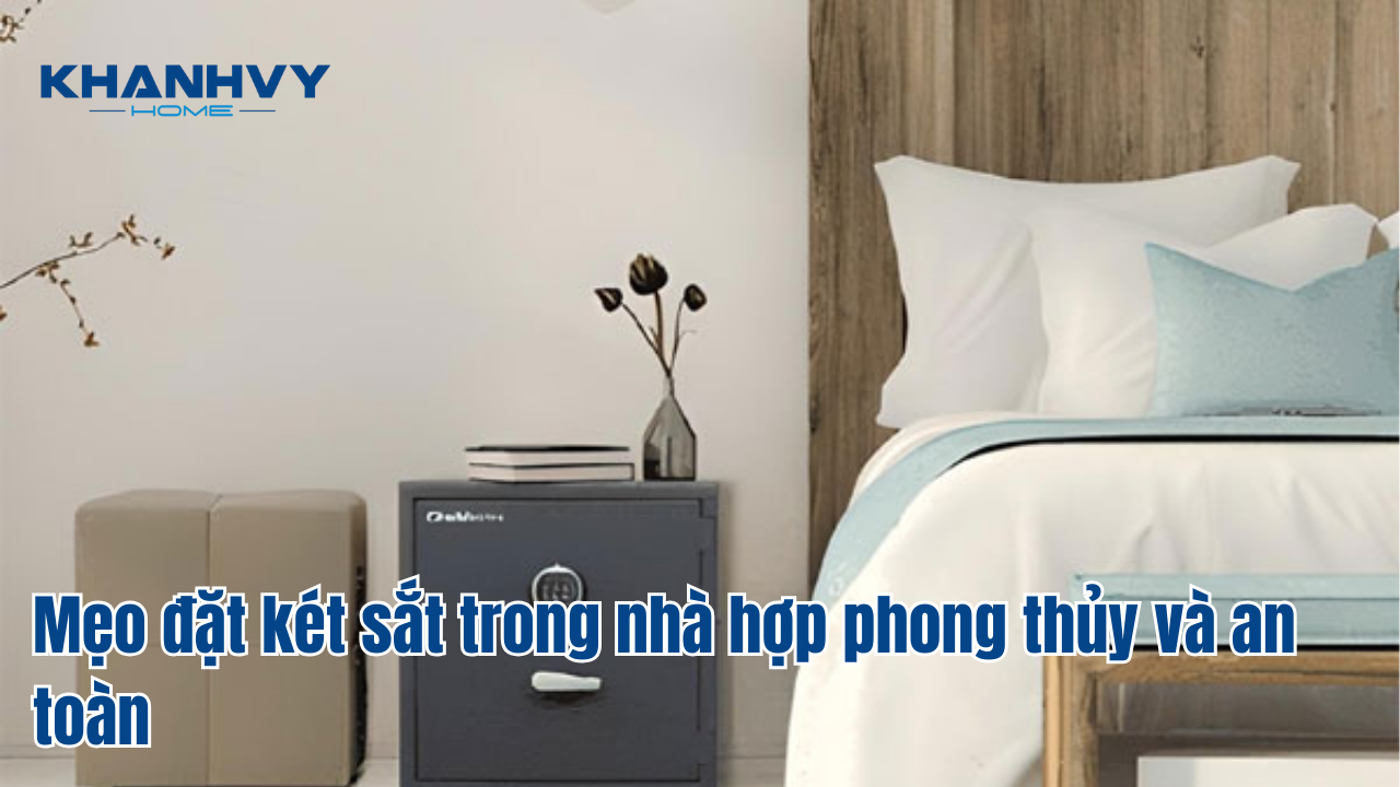 Mẹo đặt két sắt trong nhà hợp phong thủy và an toàn