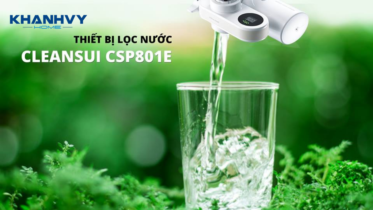 Muốn dùng hàng Nhật tiện lợi, đừng chần chừ với lọc nước tại vòi Cleansui