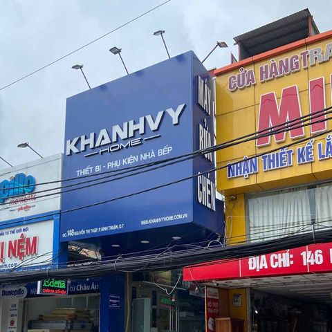 Khánh Vy Home - Chuyên cung cấp các thiết bị nhà bếp cao cấp, cùng trải nghiệm các sản phẩm tại 148 Nguyễn Thị Thập, Phường Bình Thuận, Quận 7.