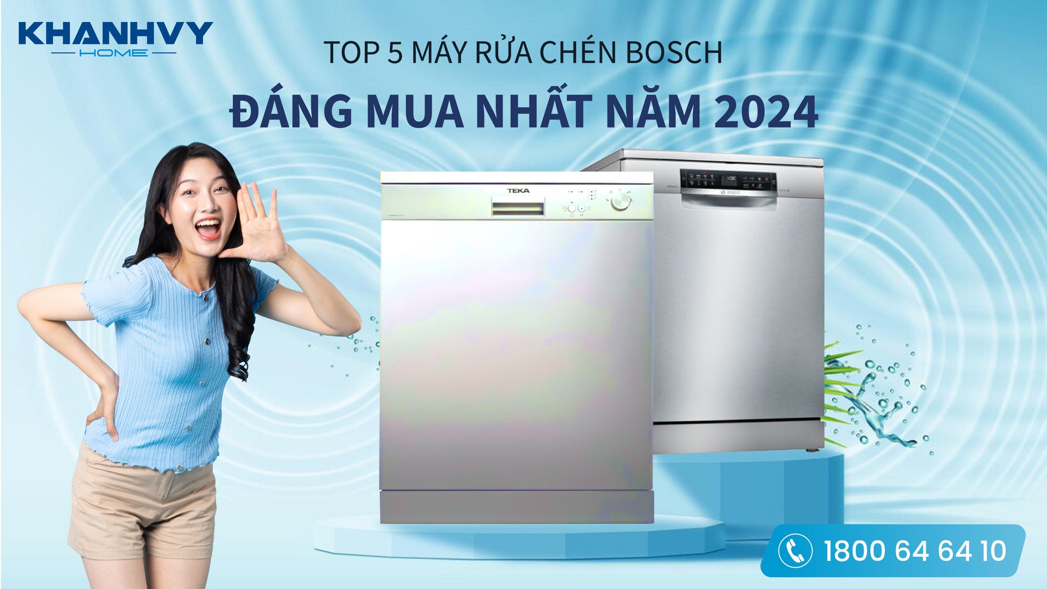 Máy Rửa Chén Bosch Loại Nào Tốt Nhất? Top 5 Model Đáng Mua Năm 2024
