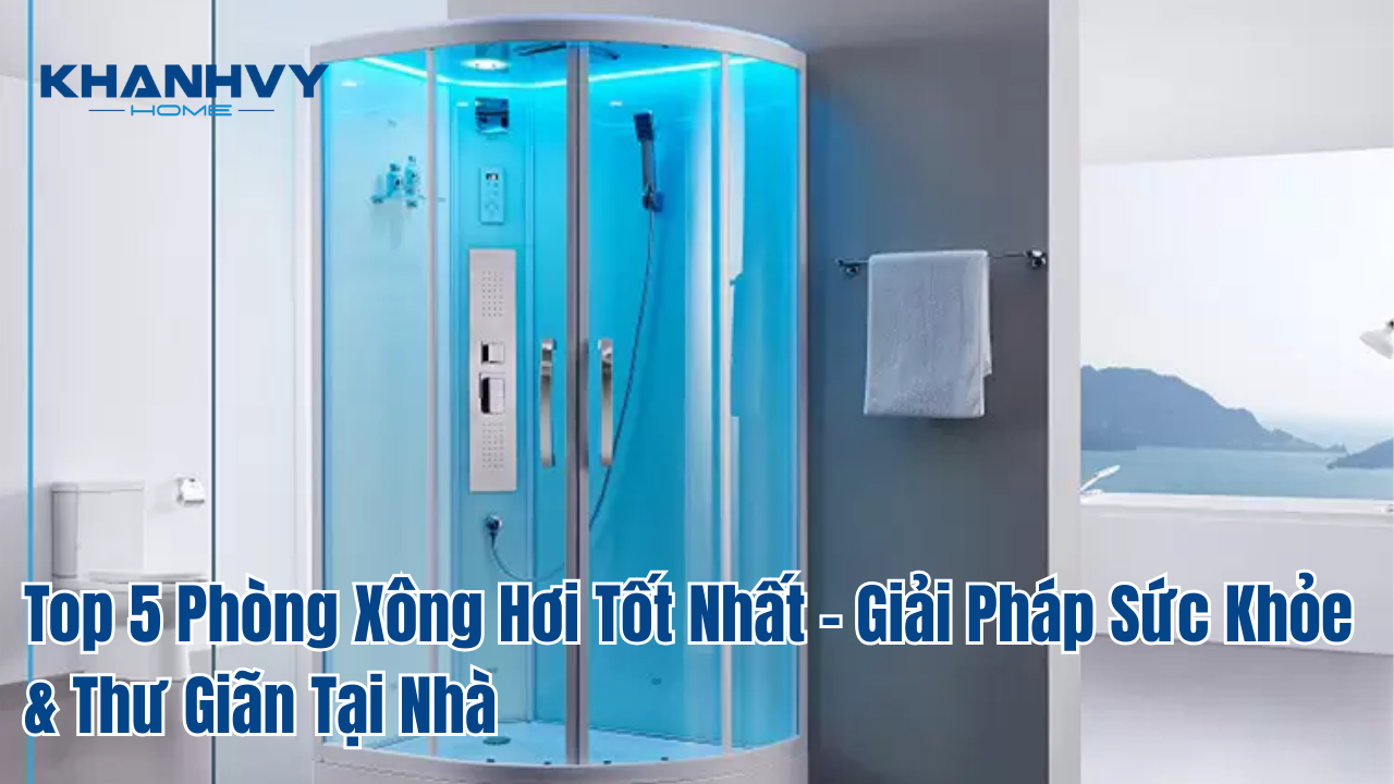 Top 5 phòng xông hơi tốt nhất – giải pháp sức khỏe & thư giãn tại nhà