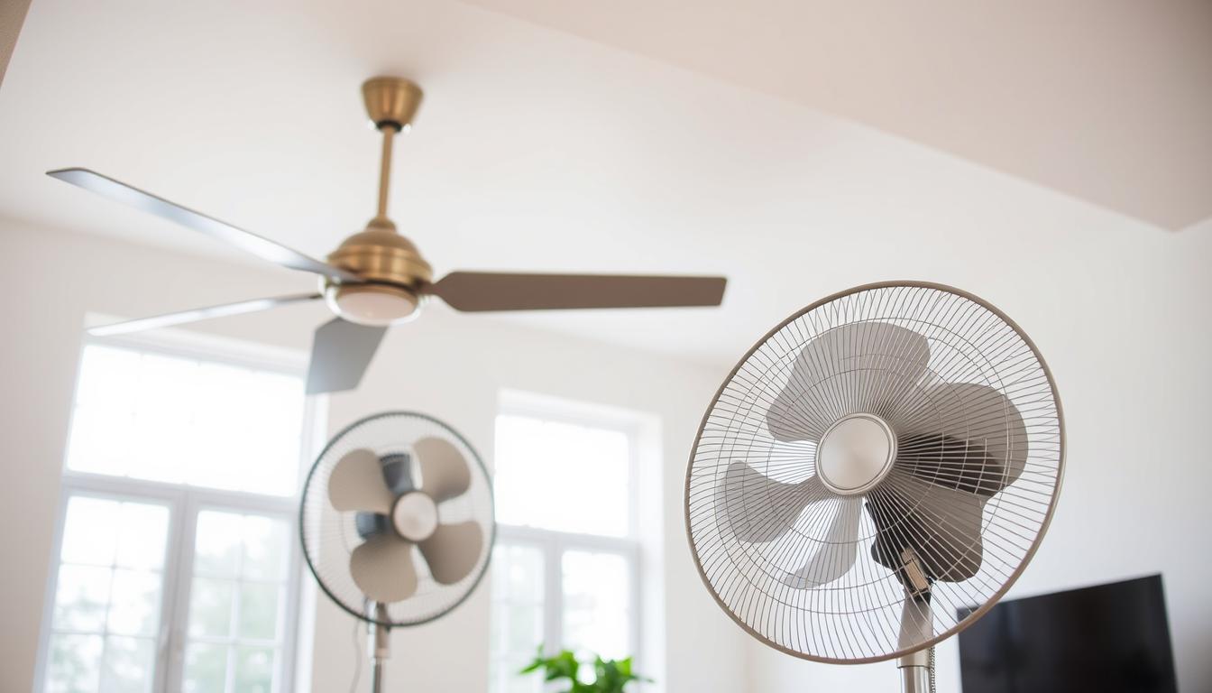 So sánh máy quạt trần và quạt thông thường