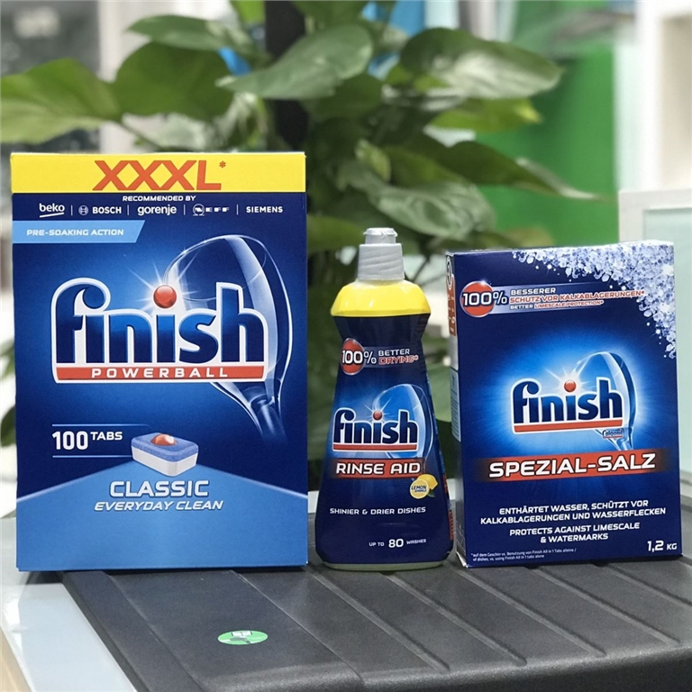 Đánh Giá Chi Tiết Combo Viên rửa bát  Finish Classic Lemon - Sạch Bong Kin Kít, Thơm Mát Cả Gian Bếp
