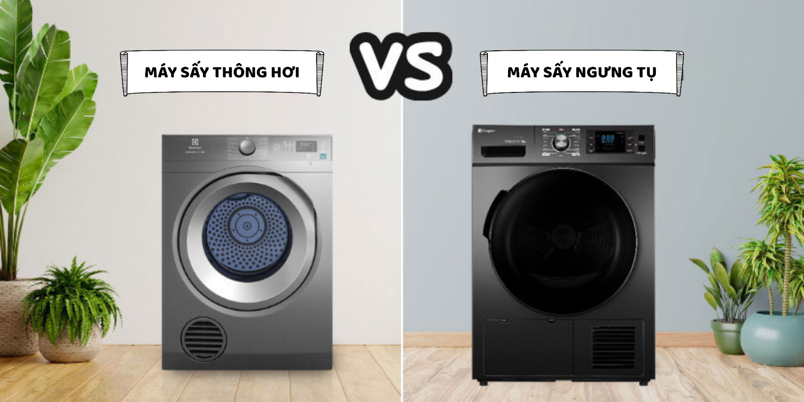 So Sánh Máy Sấy Ngưng Tụ Và Máy Sấy Thông Hơi: Nên Chọn Loại Nào?