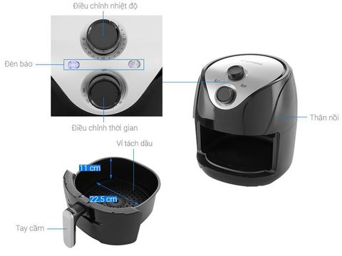 Review TOP 10+ nồi chiên không dầu loại nào tốt nhất 2022