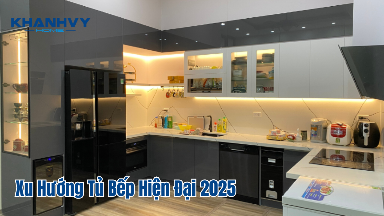 Xu Hướng Tủ Bếp Hiện Đại 2025