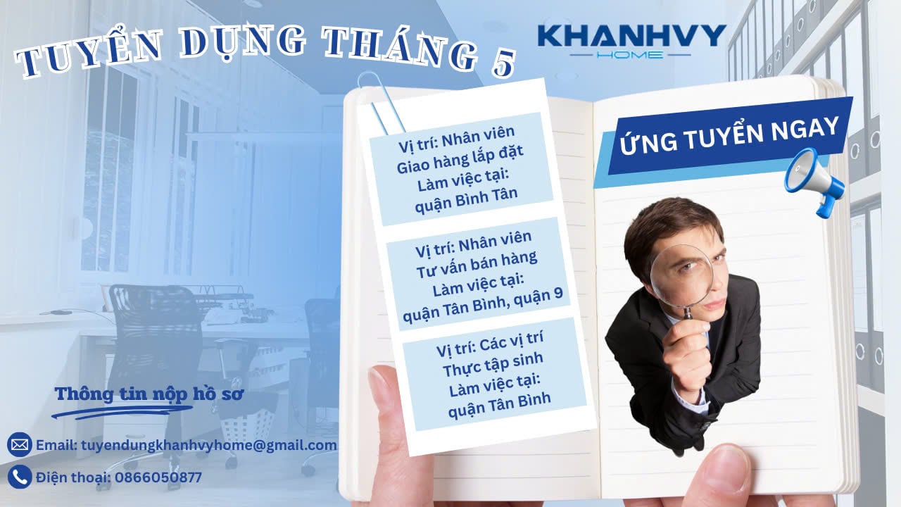 THÔNG TIN TUYỂN DỤNG THÁNG 5/2025