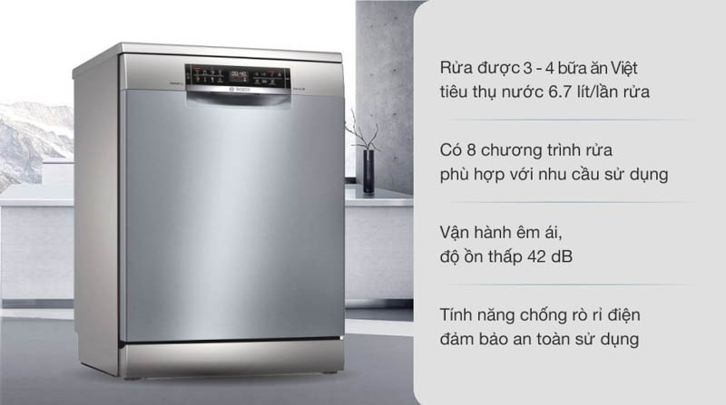  Lựa chọn máy rửa bát dựa trên tính năng