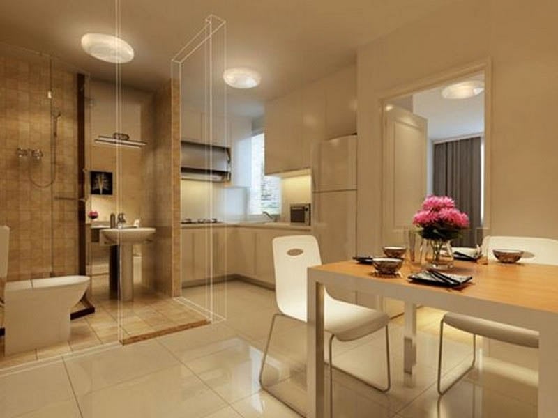 Không đặt tủ lạnh trước nhà vệ sinh