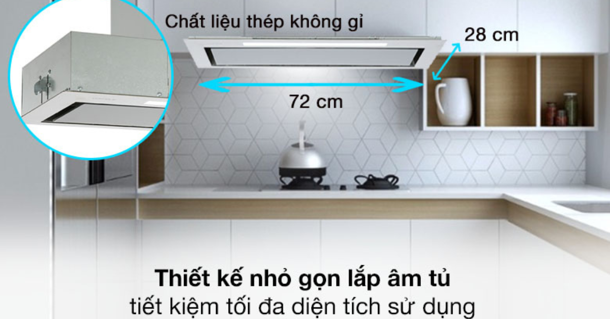 Máy hút mùi âm tủ Hafele HH-BI72A 533.80.027