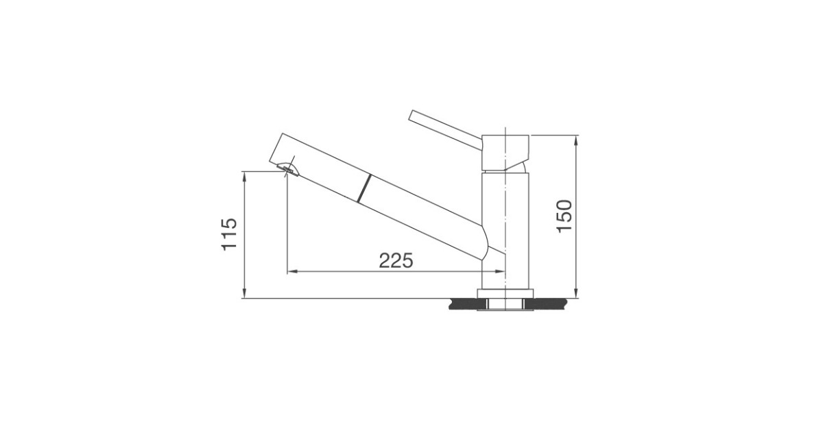 Vòi rửa chén Malloca K110-SS