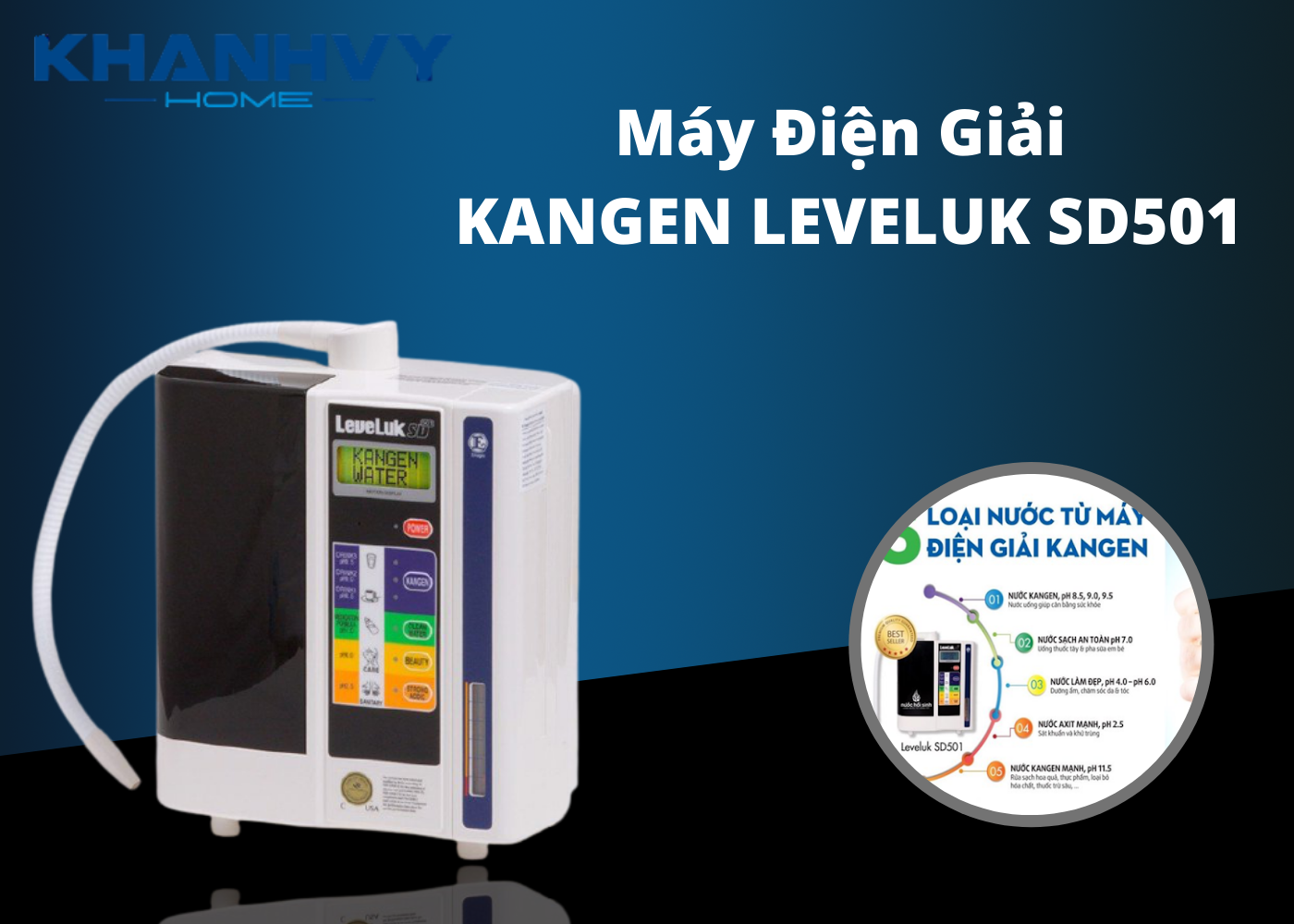 Kangen - thương hiệu máy lọc nước uy tín lâu năm