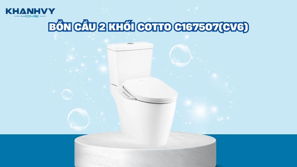 Bồn cầu 2 khối Cotto C167507(CV6)