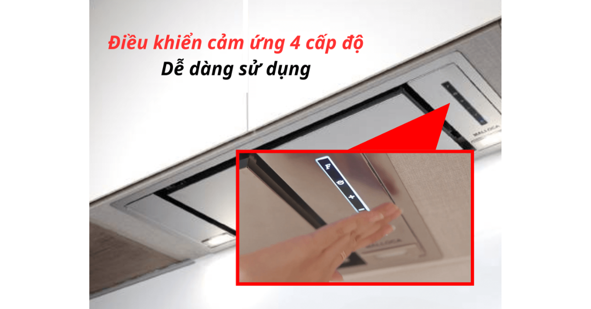 Hướng dẫn sử dụng Máy hút khói khử mùi âm tủ Malloca Hidden K-730
