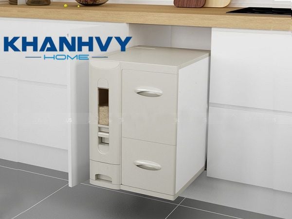 Thùng gạo âm tủ thông minh có nhiều lợi ích