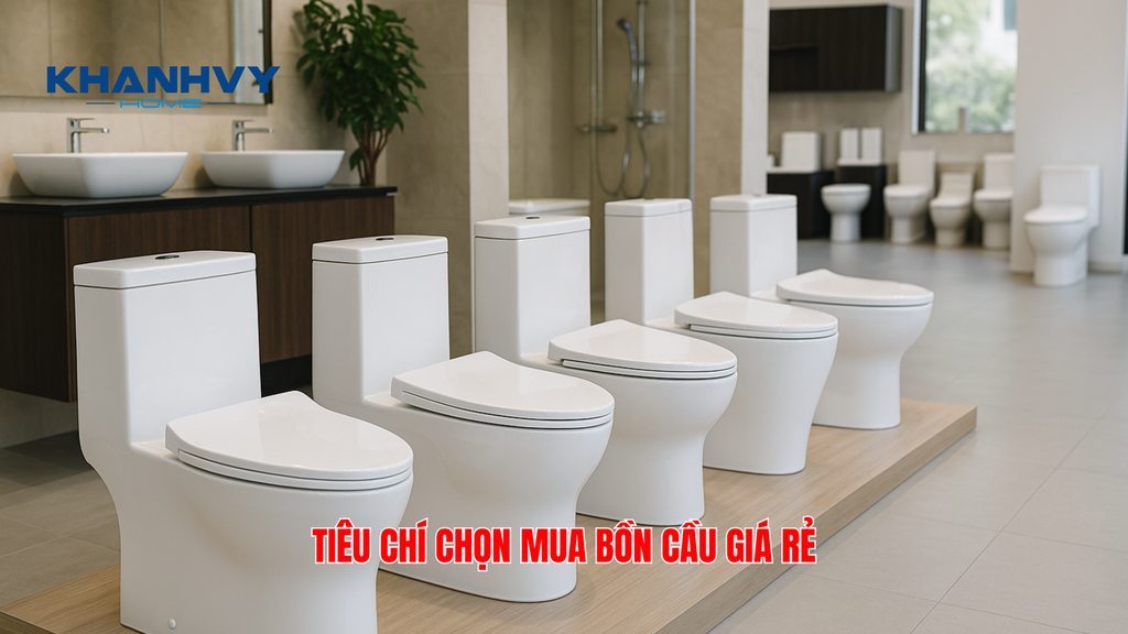 Tiêu chí chọn mua bồn cầu giá rẻ nhưng vẫn đảm bảo chất lượng