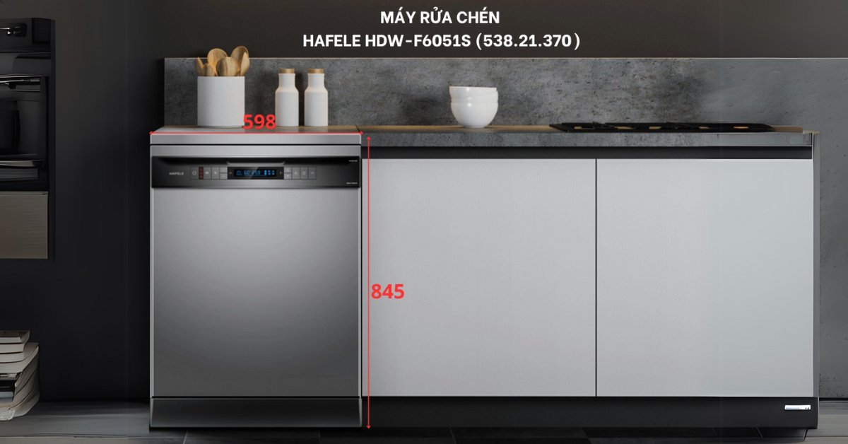Máy rửa chén Hafele HDW-F6051S 538.21.370