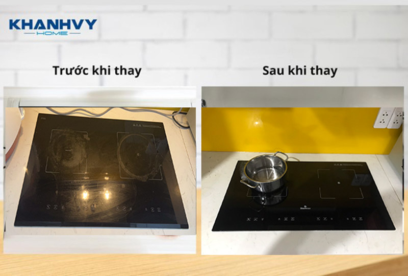  Thay mặt kính bếp từ Bluestone giá rẻ uy tín và chuyên nghiệp tại Khánh Vy Home