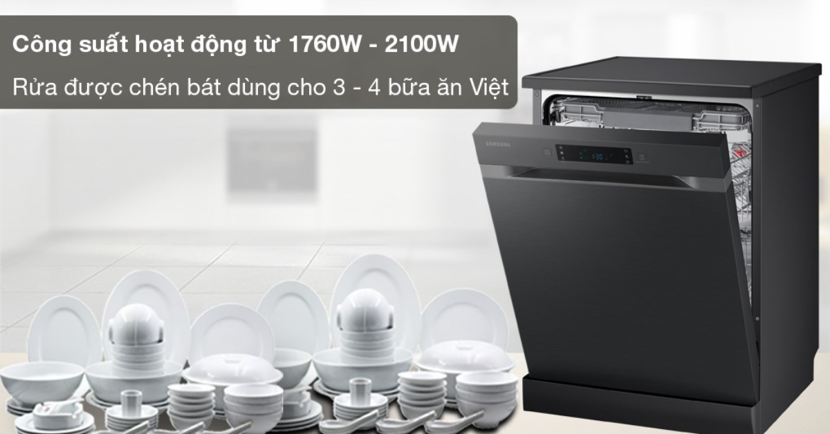 Máy rửa chén độc lập Samsung Bespoke DW60CG550FSG/SV