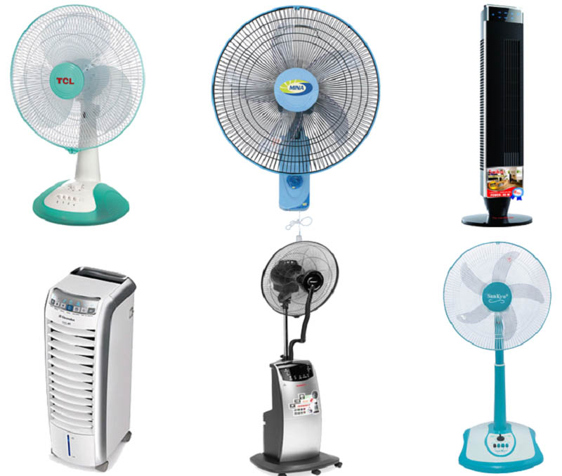 Có mấy loại quạt điện trên thị trường