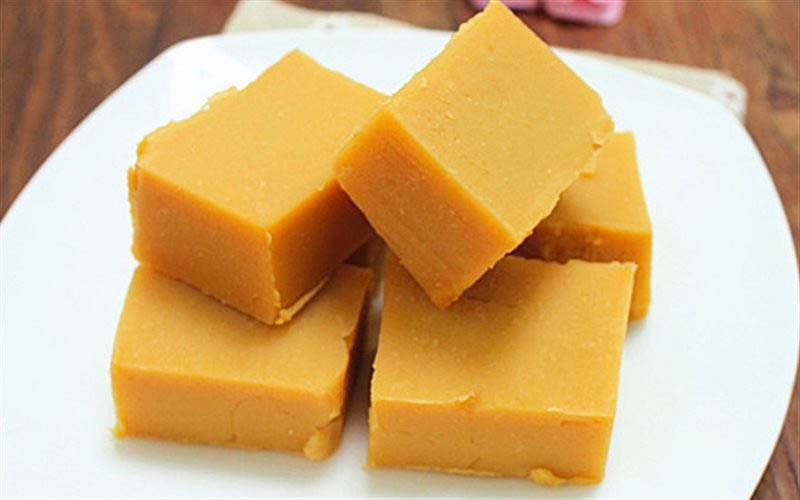 Thành phẩm món bánh đậu xanh truyền thống