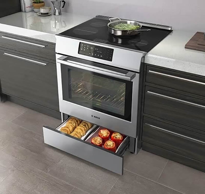 Lò nướng Bosch tự vệ sinh bằng chức năng nhiệt phân