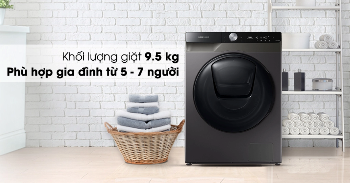 Máy giặt sấy thông minh Samsung WD95T754DBX/SV