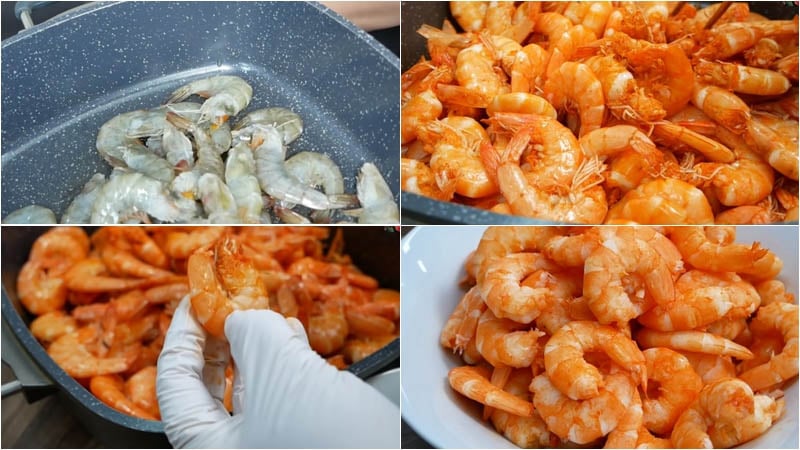 Hướng dẫn cách làm tôm khô với nồi chiên không dầu siêu ngon, cực đơn giản