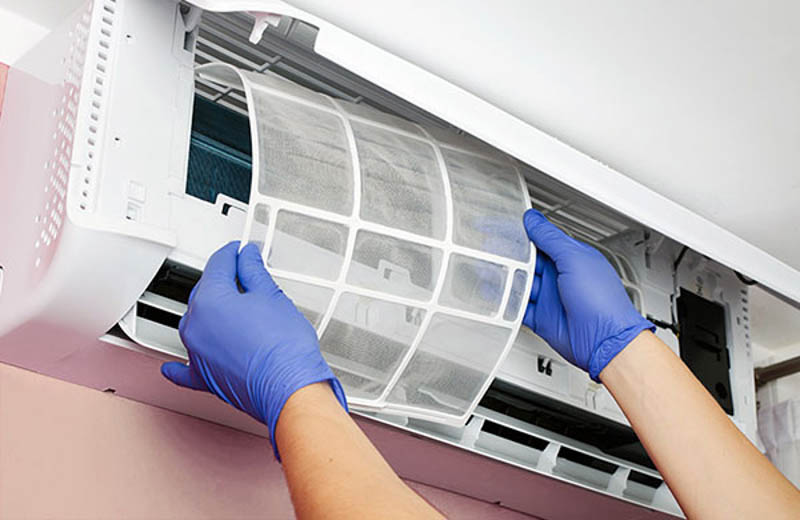 Lắp lại các bộ phận máy lạnh
