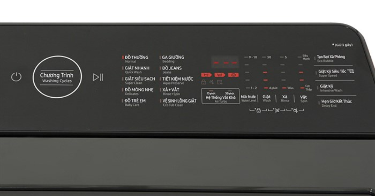 Hướng dẫn sử dụng Máy giặt lồng đứng Samsung WA95CG4545BDSV