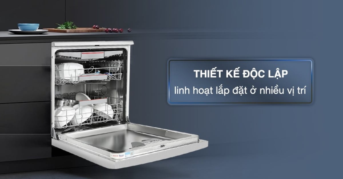 Máy rửa chén độc lập Bosch SMS4ECI14E - Serie 4