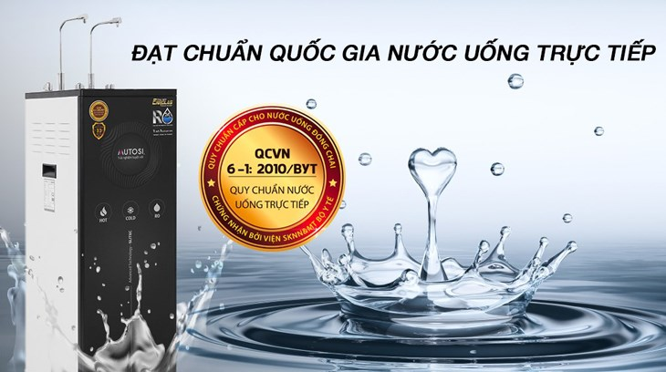 Có thể uống trực tiếp từ vòi của máy lọc nước RO