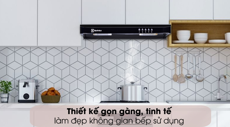 Thiết kế gọn gàng, tinh tế làm đẹp không gian bếp sử dụng