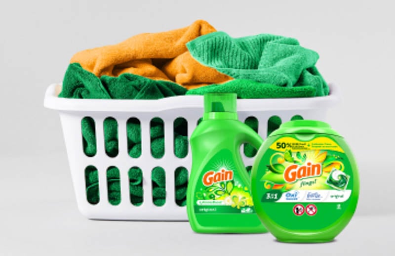 Bột giặt Gain mùi hương tươi mới, quyến rũ