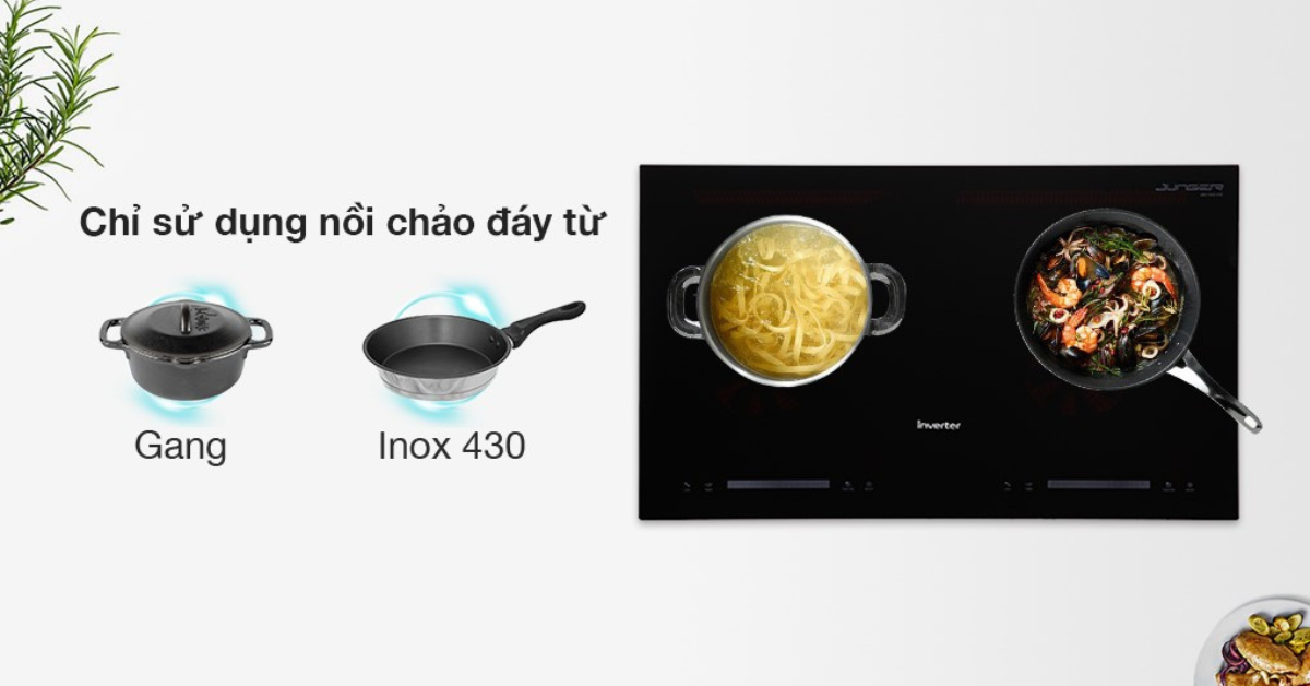 Hướng dẫn sử dụng Bếp từ đôi lắp âm Junger CEJ-201-II
