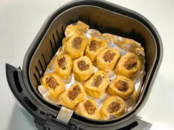 Rán đậu nhồi thịt với nồi chiên không dầu