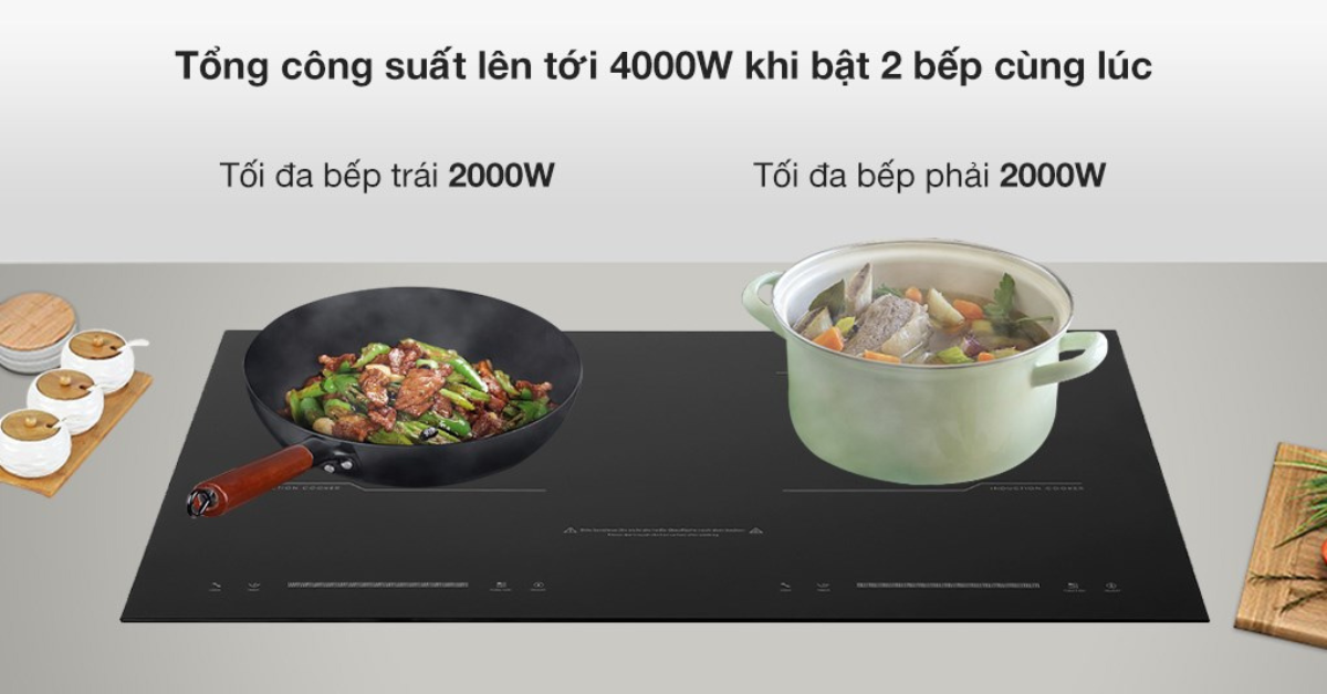 Bếp từ đôi lắp âm Junger MK-22
