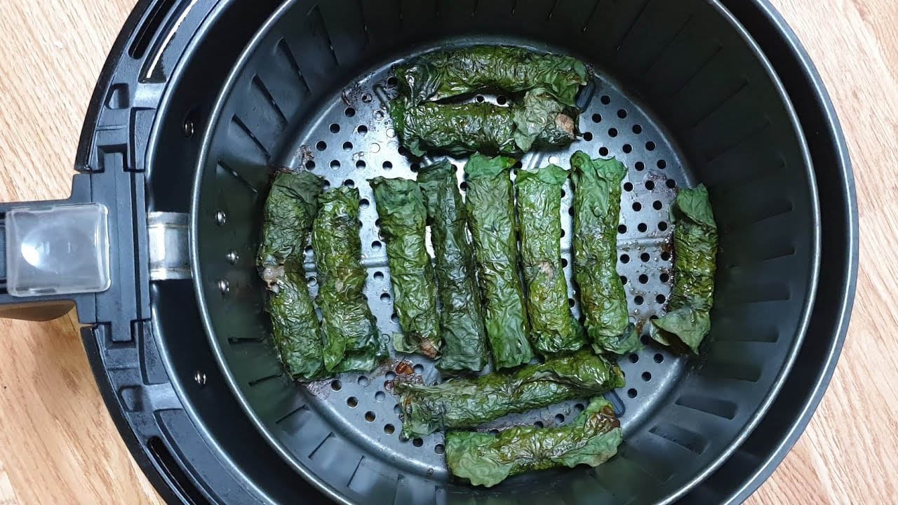 Bò nướng lá lốt bằng nồi chiên không dầu