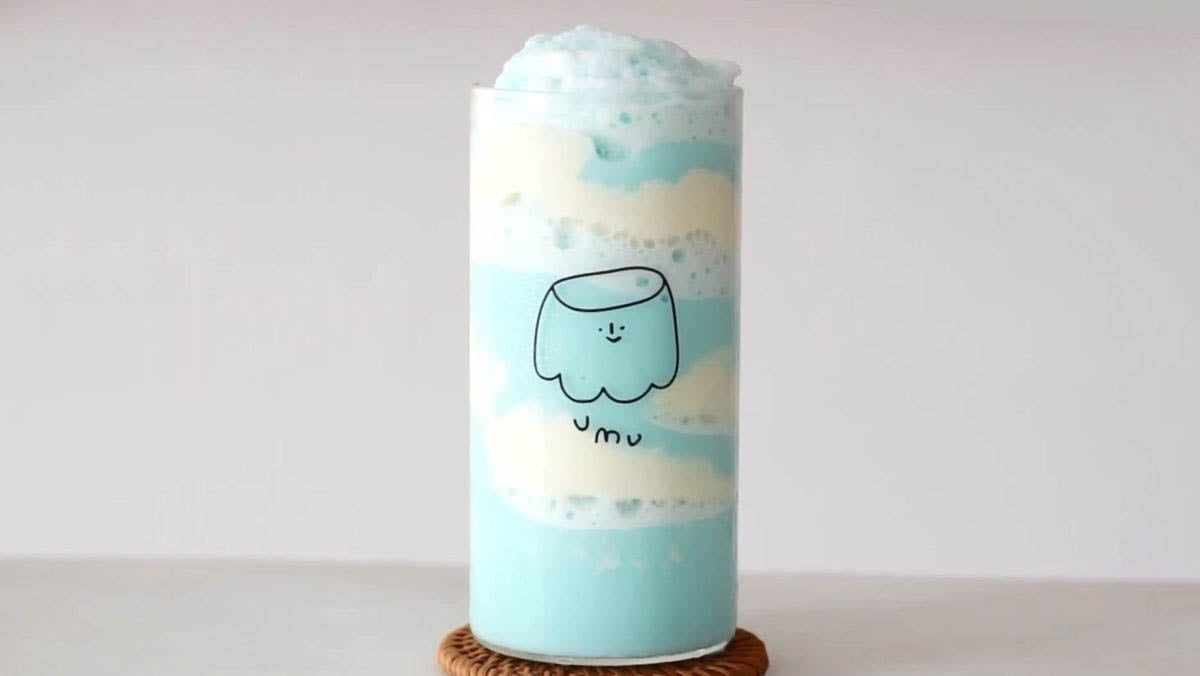Cách làm sinh tố sữa chua mây