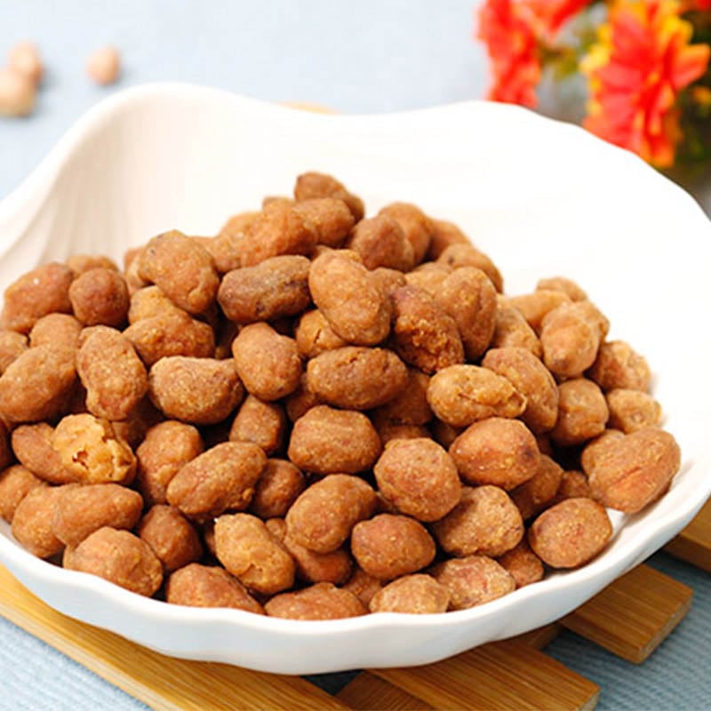 Thành phẩm món đậu phộng chiên giòn