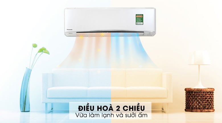 Điều hòa Panasonic với chức năng điều hòa 2 chiều