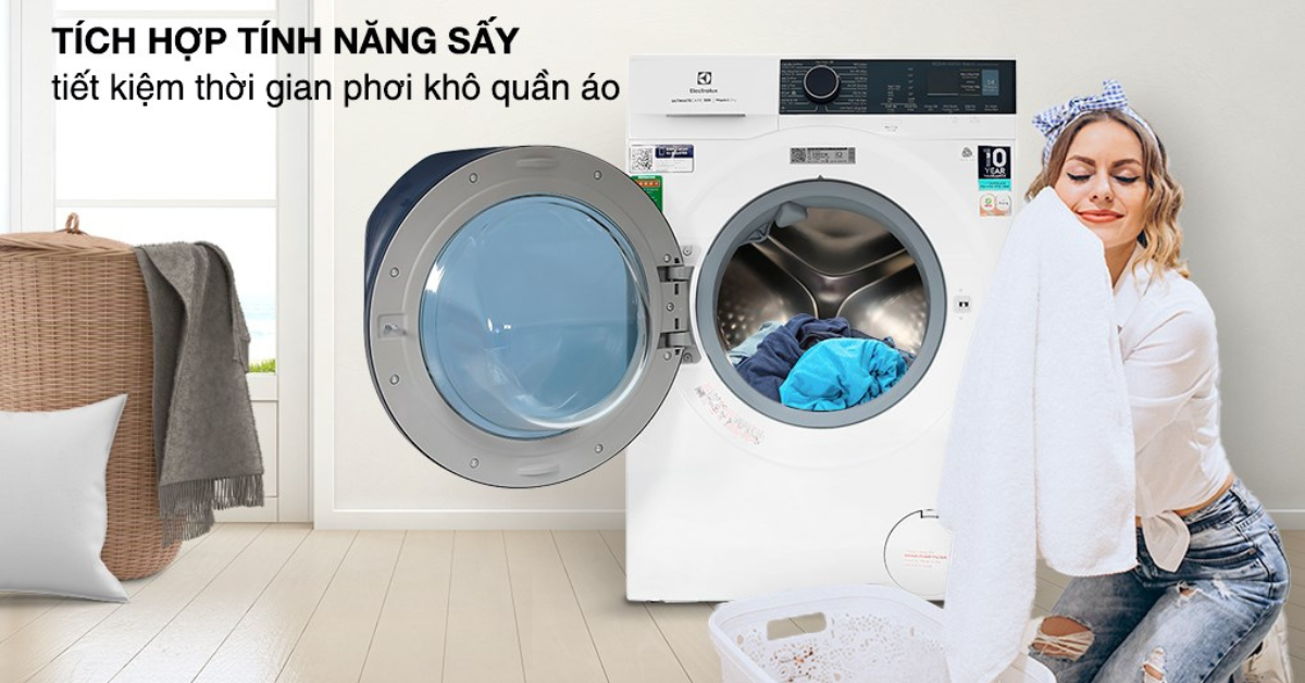 Hướng dẫn sử dụng Máy giặt sấy Electrolux EWW9024P5WB 9/6kg