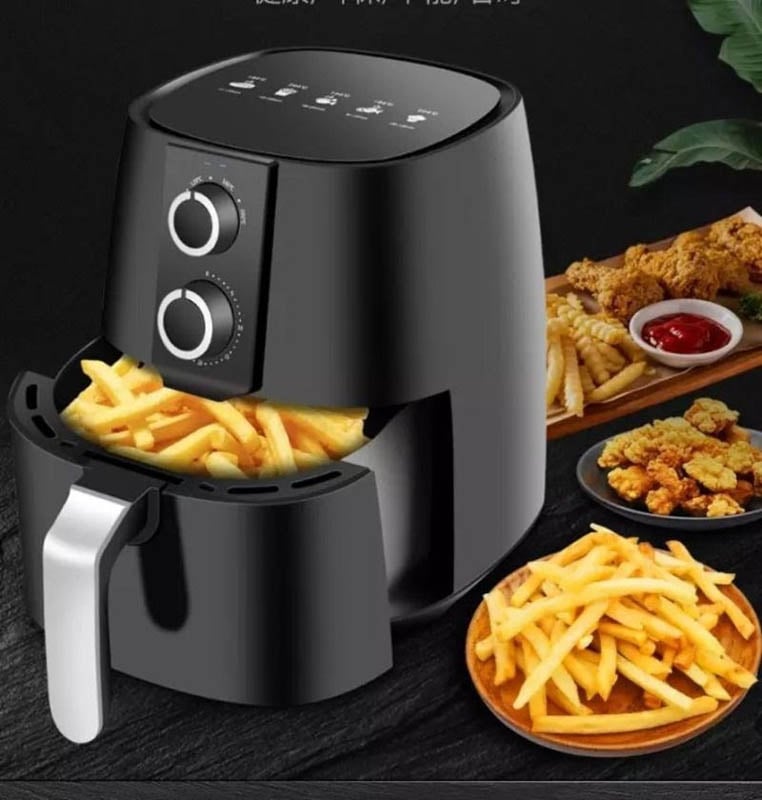 Thiết kế nồi chiên không dầu hiện đại và an toàn