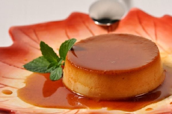 Bánh flan sữa đặc nướng