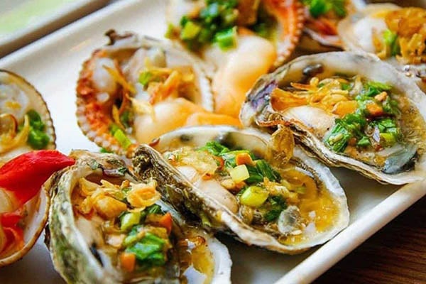Thành phẩm của món hàu nướng
