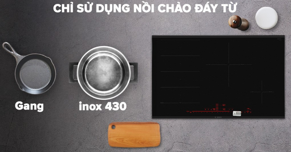 Hướng dẫn sử dụng Bếp từ Bosch PXE875DC1E Serie 8 4 vùng nấu