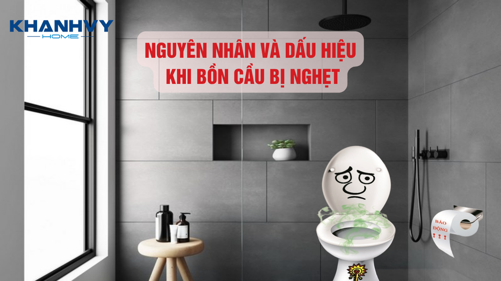 Cùng Khánh Vy Home tìm hiểu nguyên nhân dẫn đến nghẹt bồn cầu
