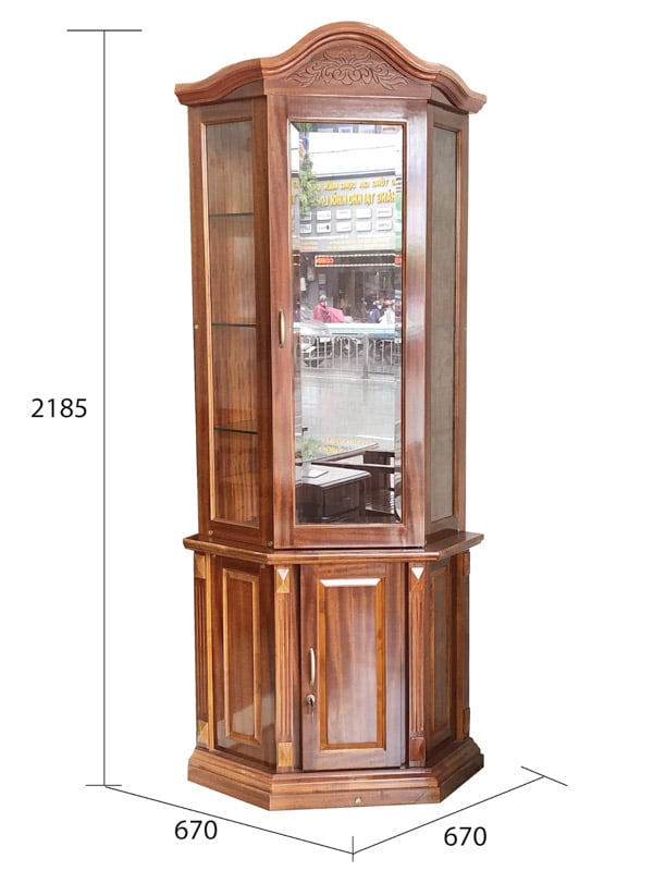 Kích thước tủ rượu góc