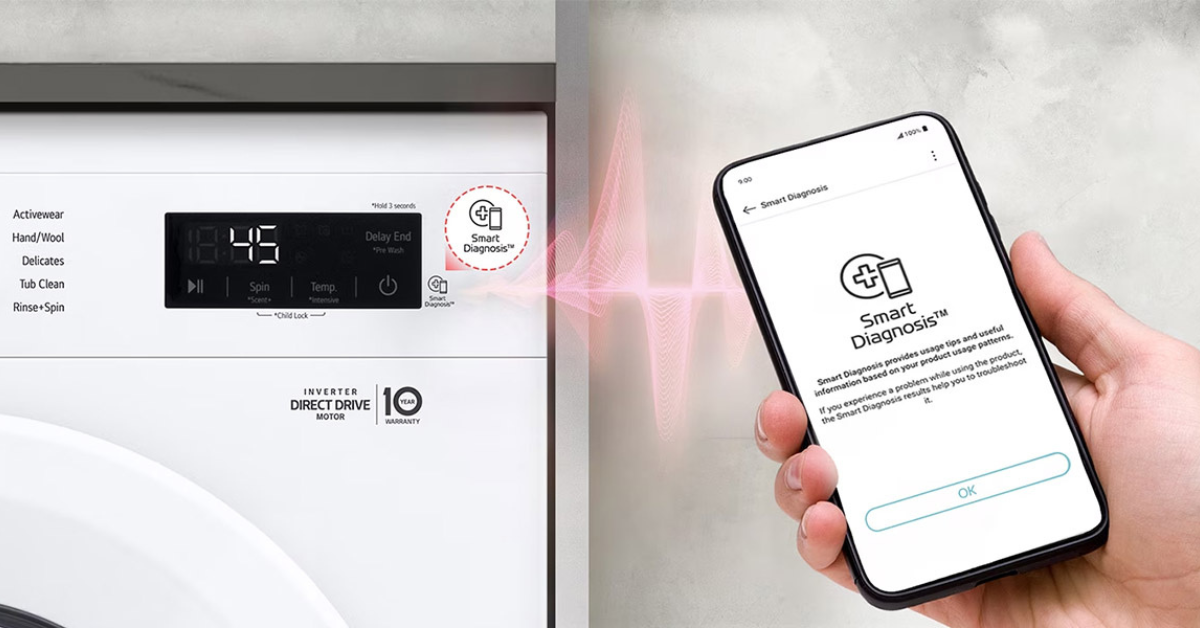 Đặc điểm nổi bật của Máy giặt LG FB1209S6W lồng ngang Inverter hơi nước 9kg màu trắng