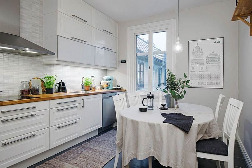 Nhà bếp phong cách Scandinavian sự tối giản, tinh tế